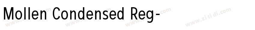Mollen Condensed Reg字体转换